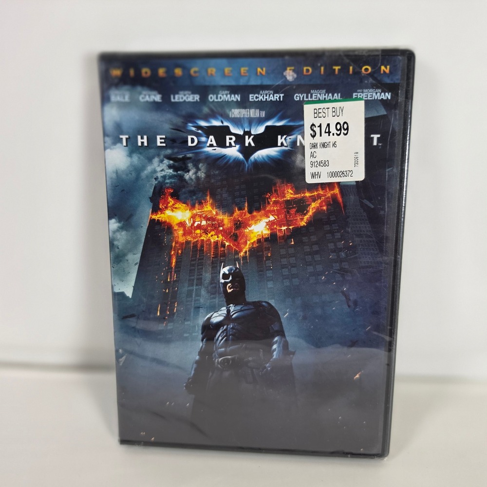 The Dark Knight DVD 2008 Widescreen Edition Brand New Factory Sealed Batman